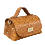 Mira Tan Floral Pattern