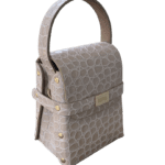 Dupe Taupe Croc Print