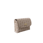 Mimz Taupe Croc Print