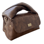 Nyla Brown Crumpled Leather