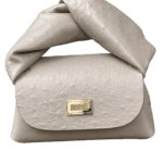 Nury Taupe Ostrich Print