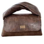 Nyla Brown Crumpled Leather
