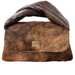 Nyla Brown Pony with crumpled leather