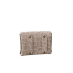 Mimz Taupe Croc Print