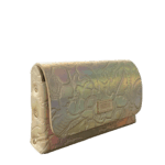 Dija Champagne Gold Iridescent Floral Print