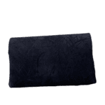 Maya Black Abstract Print Suede