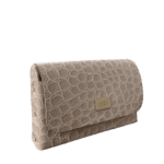 Dija Taupe Croc Print