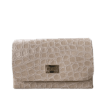 Dija Taupe Croc Print