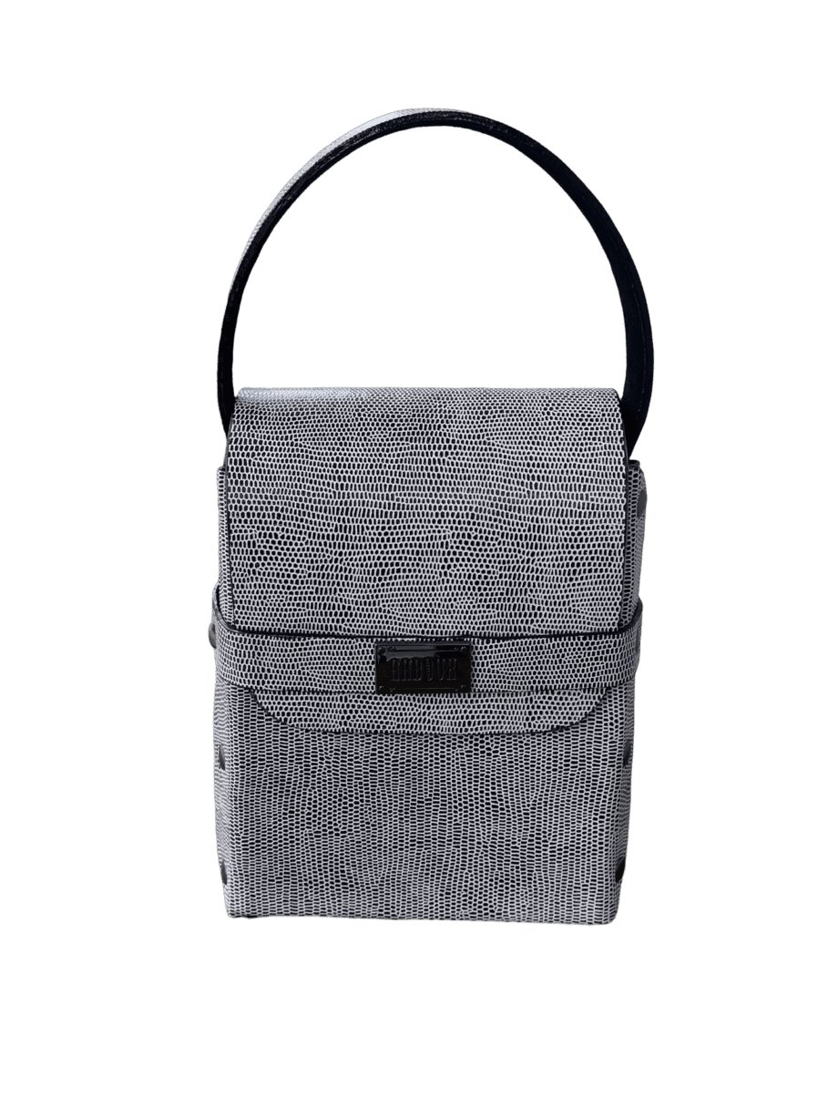 Dupe White & Black Tejus Lizard Print