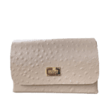 Dija Taupe Ostrich print