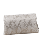 Maya White Python Silver Print