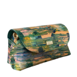 Maya Green Hand Painted Leather