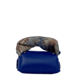 Lily Royal Blue Pebble Grain Leather & Multicolor