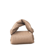 Lily Tan Woven Embossed Leather