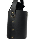 Aara Black Smooth Pebble Grain