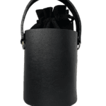 Aara Black Smooth Pebble Grain