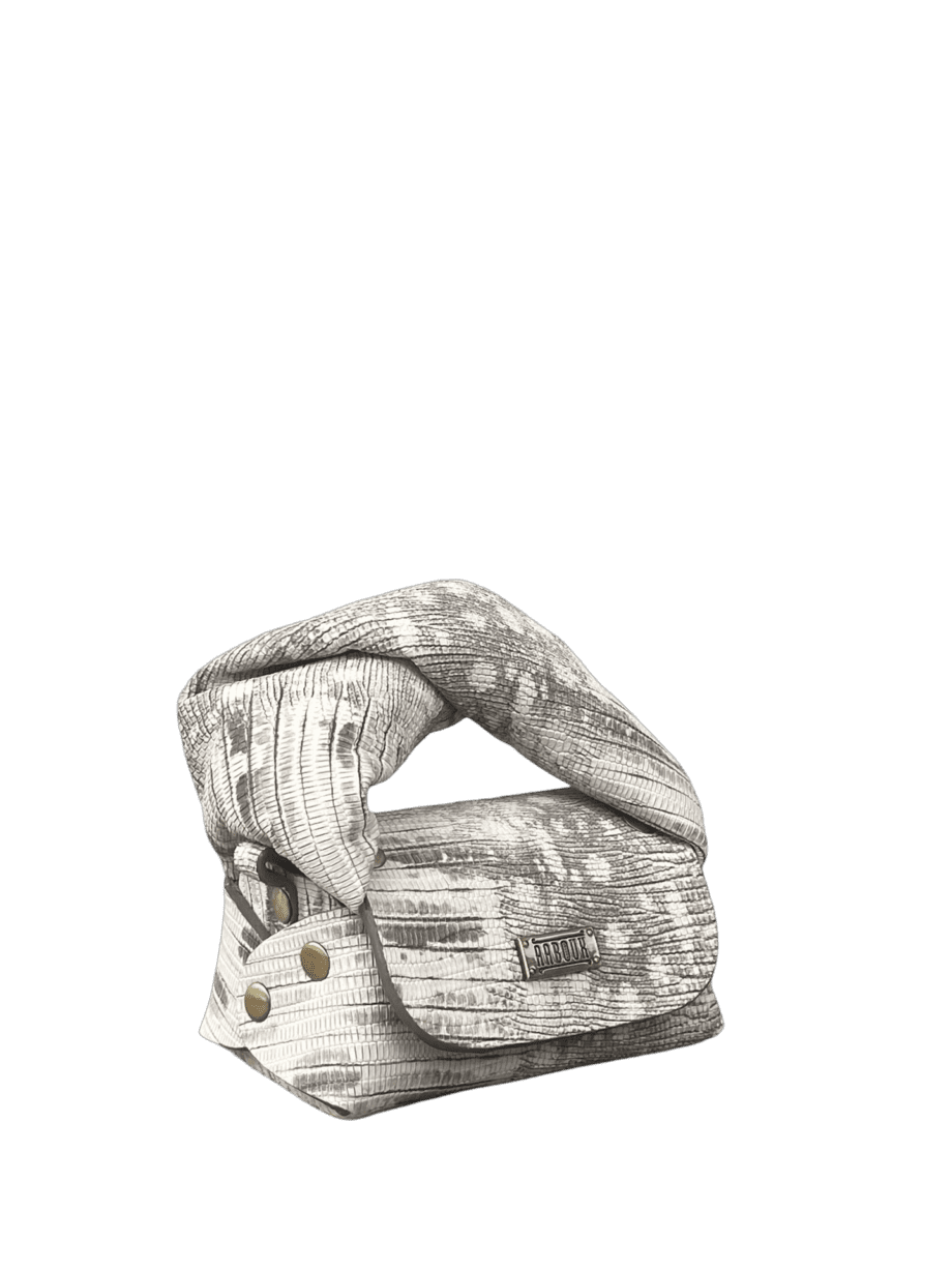 Lily Grey & Stone Lizard Print