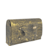 Jaré Distressed Black & Bronze Croc Print
