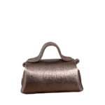 Kach Bronzey Taupe Crumpled Leather