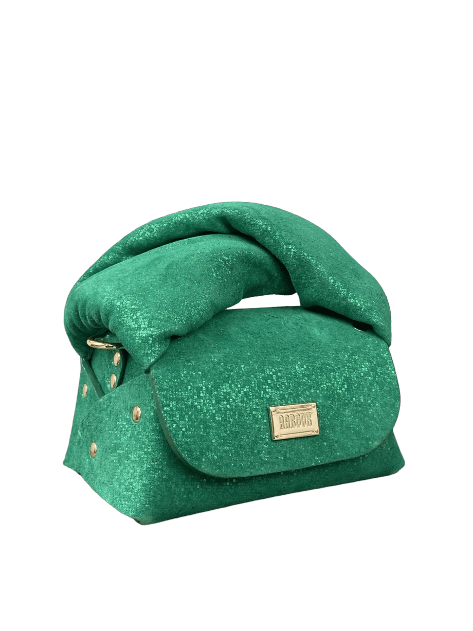 Nury Green Micro Disco Suede