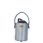 Lara Silver Crumpled Leather