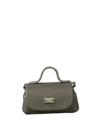 Kach Army Green Mini Triangle Embossed Leather
