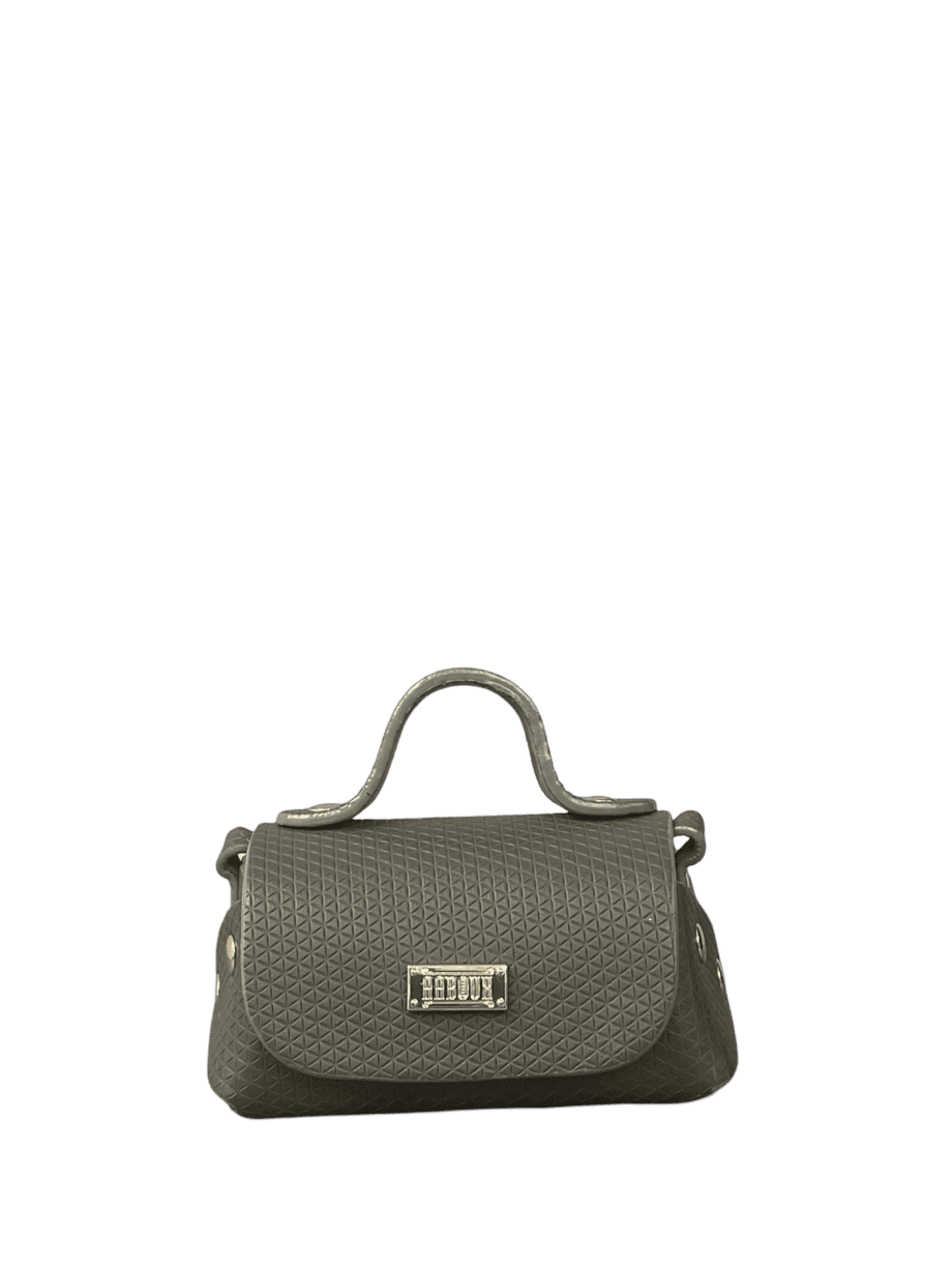 Kach Army Green Mini Triangle Embossed Leather
