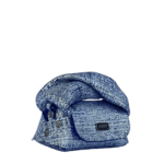 Lily Blue & Silver Tweed Effect