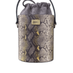 Aara Grey & Yellow Python Print