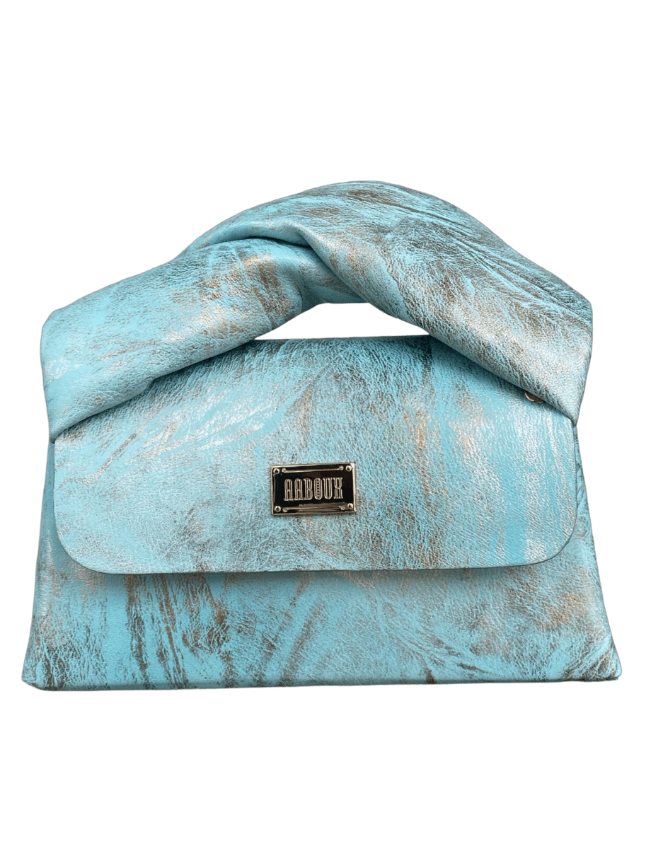 Moby Sky Blue & Silver Sponge Effect