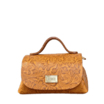 Mira Tan Floral Pattern