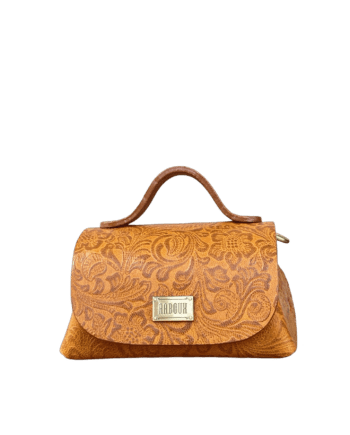 Mira Tan Floral Pattern