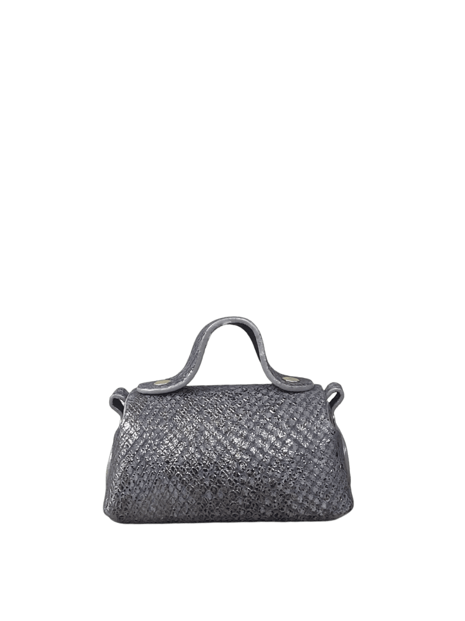 Kach Micro Shimmery Grey Snake Print