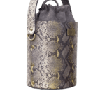 Aara Grey & Yellow Python Print