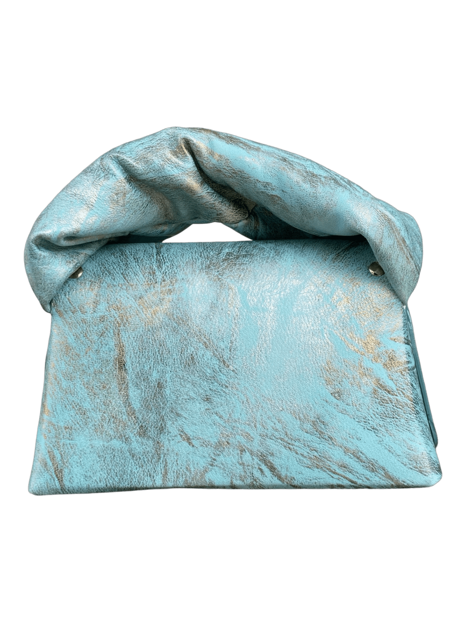 Moby Sky Blue & Silver Sponge Effect