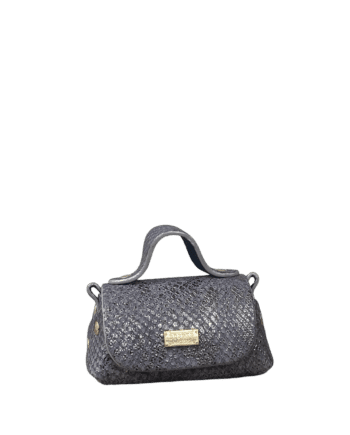 Kach Micro Shimmery Grey Snake Print