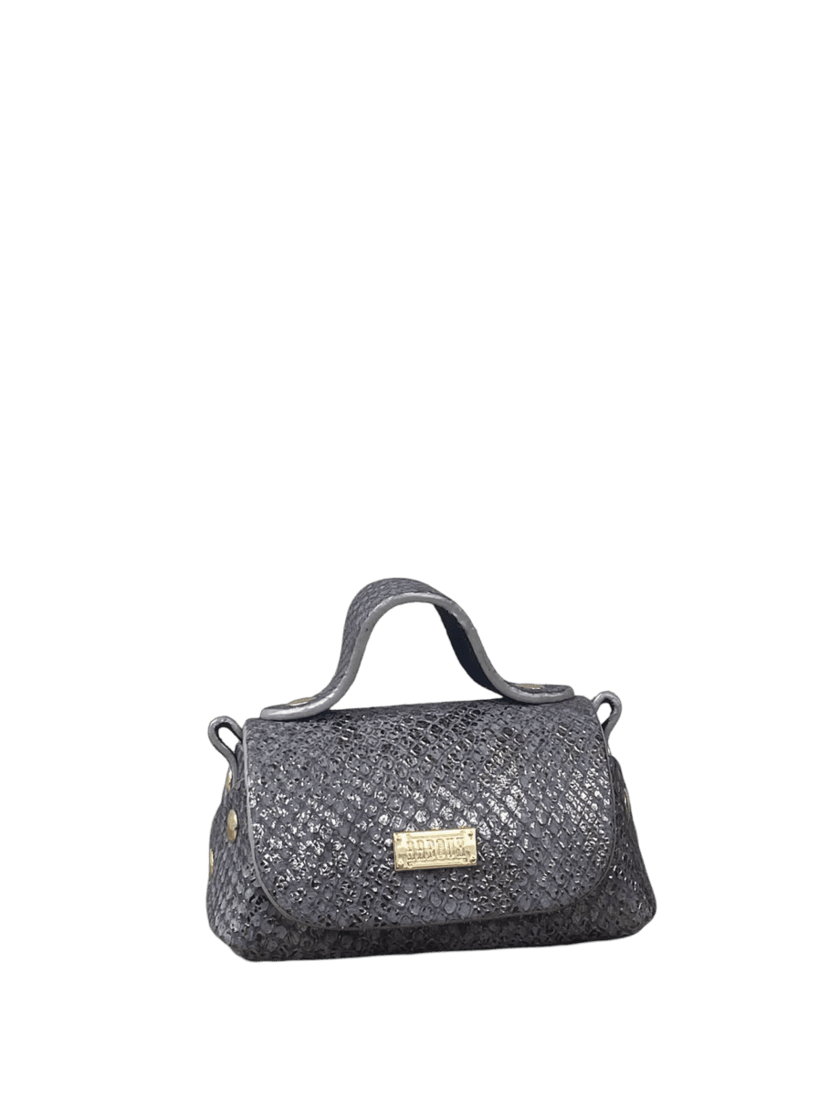Kach Micro Shimmery Grey Snake Print