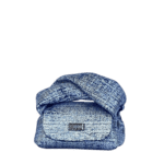 Lily Blue & Silver Tweed Effect