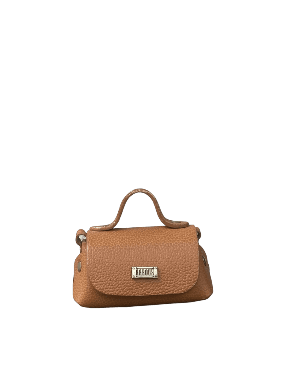 Kach Tan Pebble Grain Leather