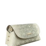 Maya Shimmery Green Lizard Print Leather