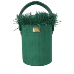 Aara Green Raffia & Jute