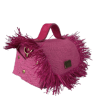 Mira Pale Pink Raffia & Jute front