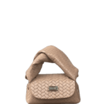 Lily Tan Woven Embossed Leather