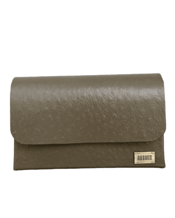 Di'ja Max Army Green Ostrich Print