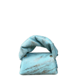Lily Sky Blue & Silver Sponge Effect