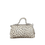 Kach Cream Nappa & Snake Print Leather