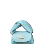 Lily Sky Blue & Silver Sponge Effect
