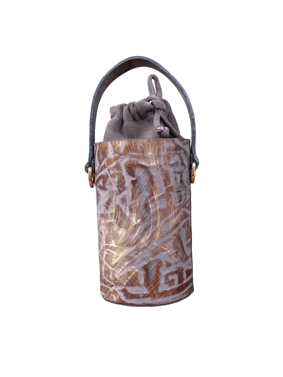 Tara Taupe & Bronze Ancient Print