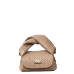 Lily Tan Woven Embossed Leather