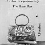 Hana Black & Mullticolor Circular Pattern